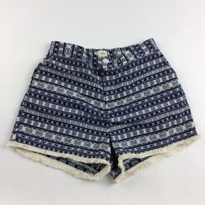 Freeway Juniors Casual Printed Shorts
